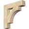 Ekena Millwork Westlake Block Rough Sawn Bracket, Douglas Fir, 4"W x 20"D x 20"H BKT04X20X20WTL05RDF - alternate 1